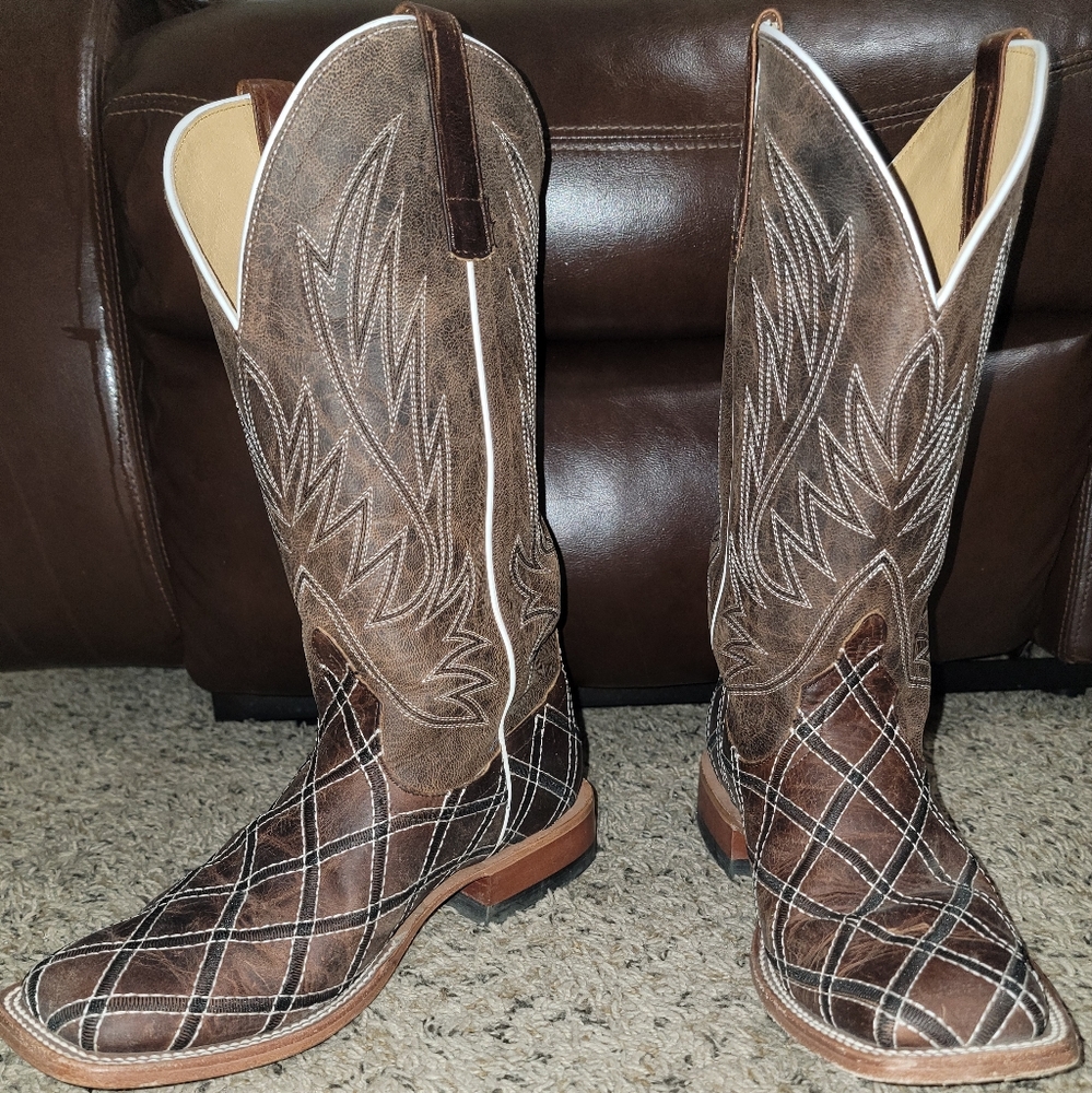 HORSE POWER MEN'S SABOTAGE WESTERN BOOTS - SQUARE TOE